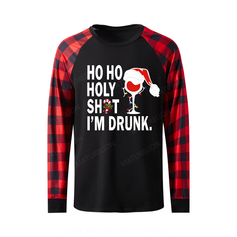 Maturelion Christmas Shirt Ho Ho Holy Shit I'm Drunk Shirt