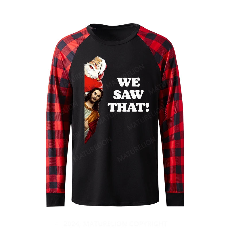 Maturelion Christmas Shirt We Saw That Shirt