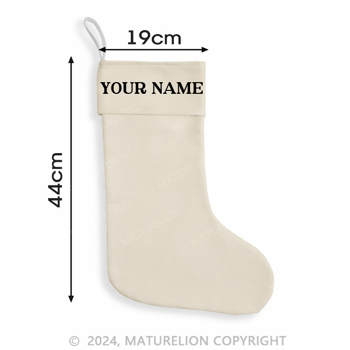 Maturelion Christmas Family Gifts 2024 Custom Funny Stocking