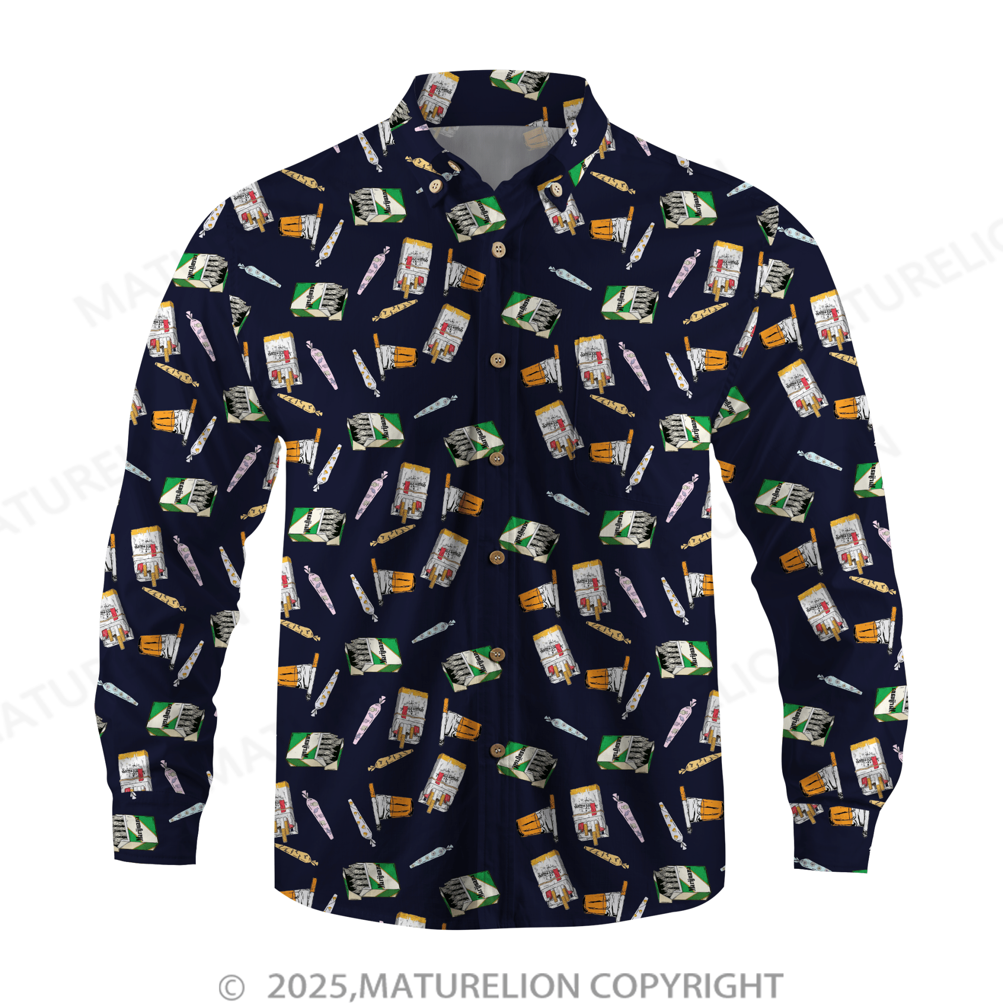 Maturelion Men's Hawaiian Shirt Island Breeze with Sensual Ease Hawaiian Shirt