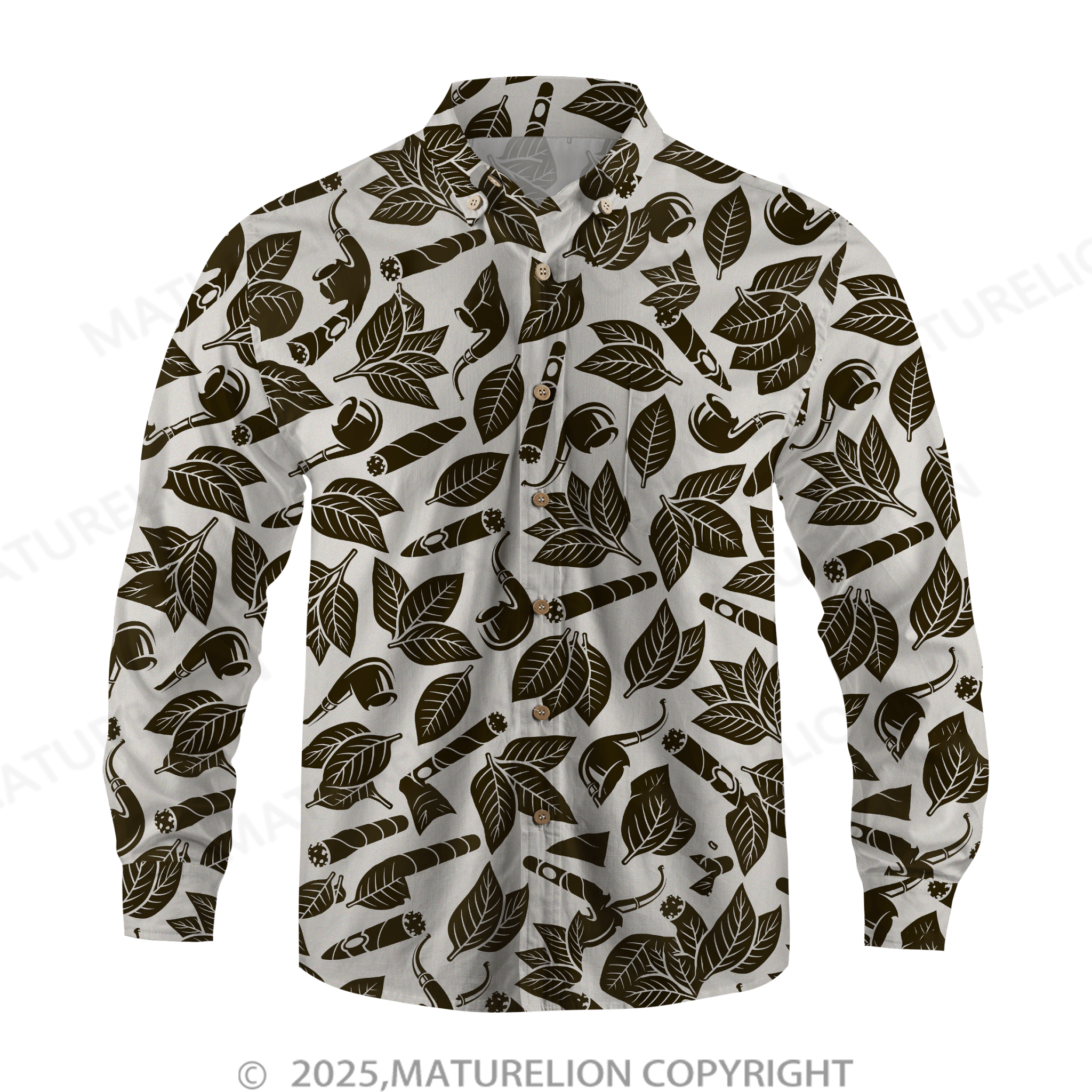 Maturelion Men's Hawaiian Shirt Surf Shack Hawaiian Shirt