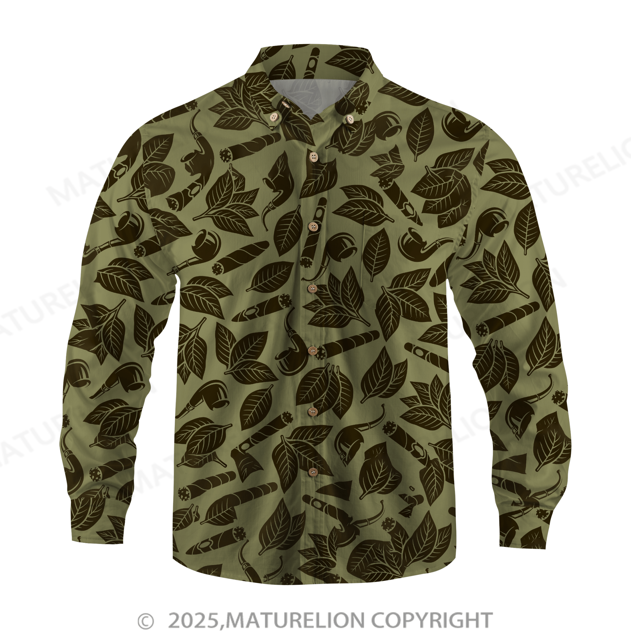 Maturelion Men's Hawaiian Shirt Surf Shack Hawaiian Shirt