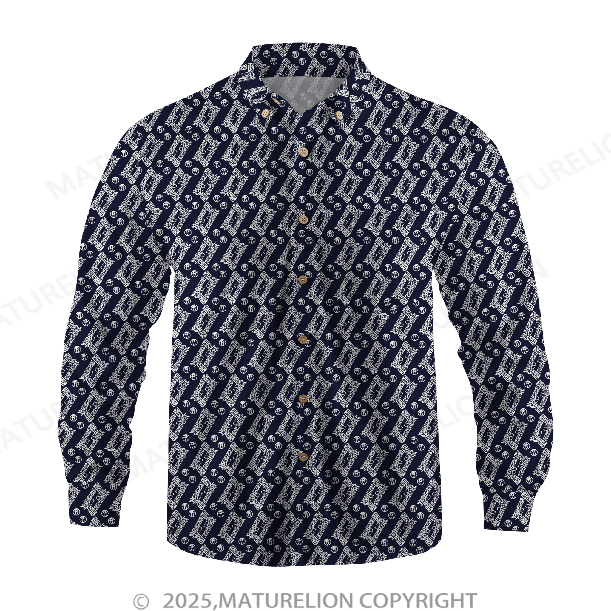 Maturelion Men's Hawaiian Shirt Floral Rush Hawaiian Shirt