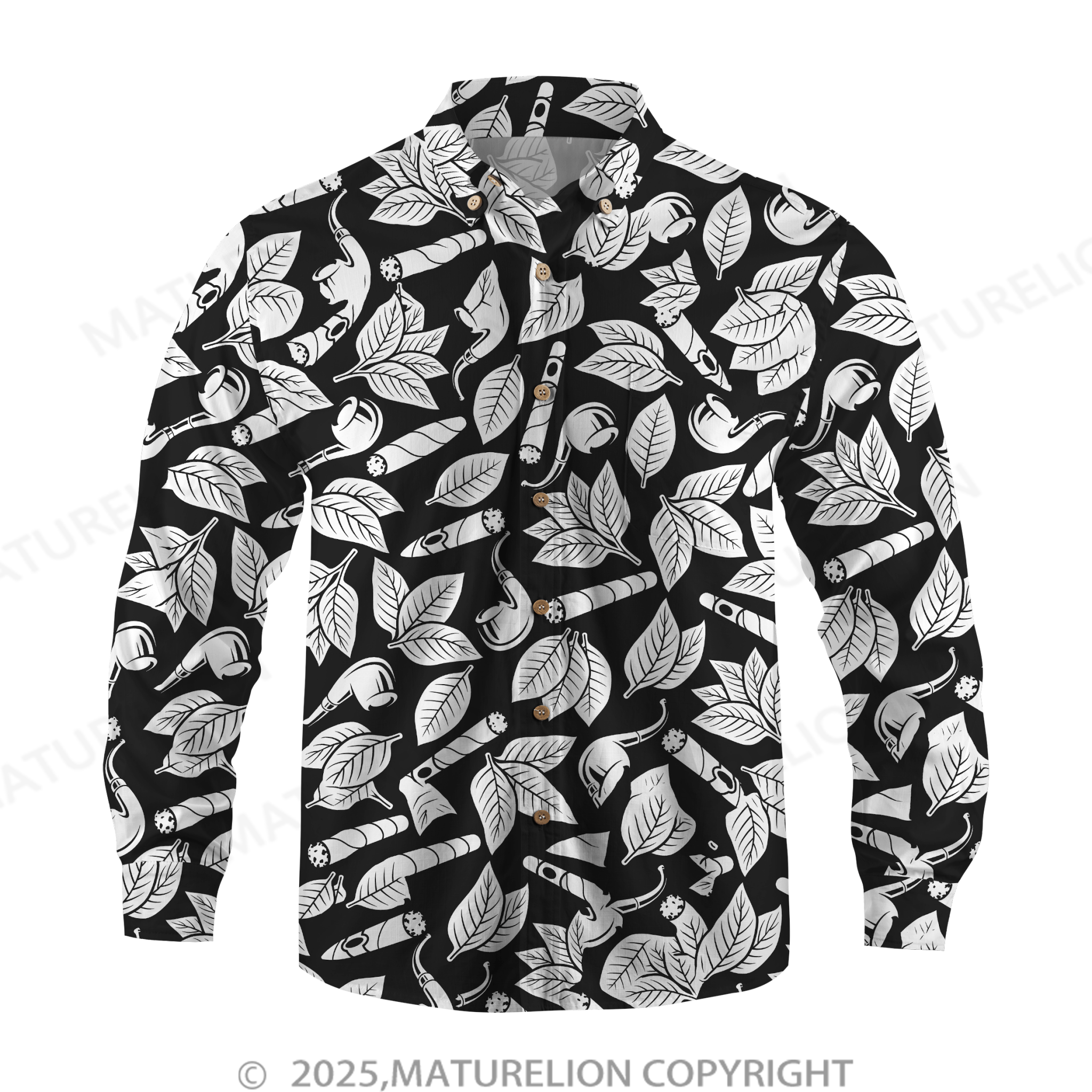 Maturelion Men's Hawaiian Shirt Surf Shack Hawaiian Shirt