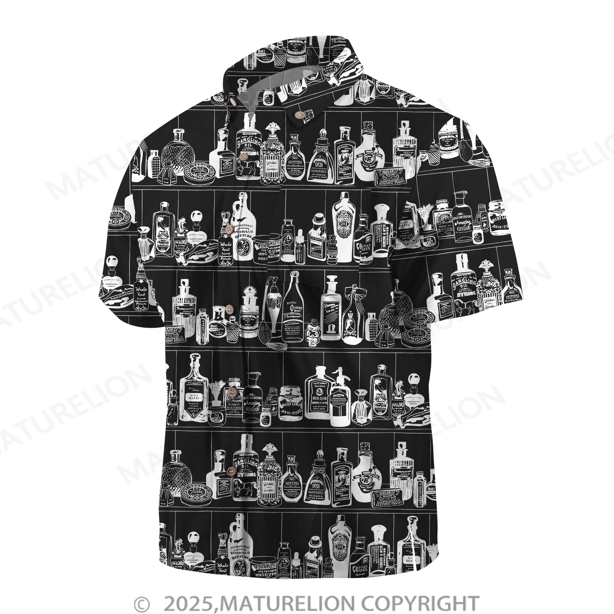 Maturelion Men's Hawaiian Shirt Pacific Flow Hawaiian Shirt