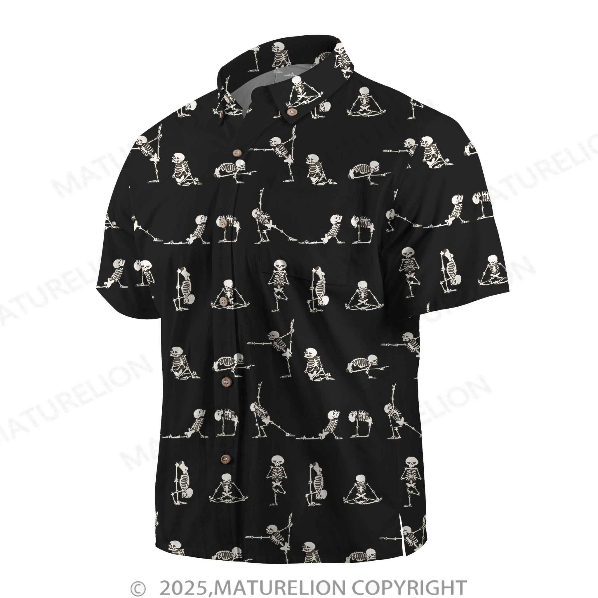 Maturelion Men's Hawaiian Shirt Heat of the Island and Fire of Desire Hawaiian Shirt