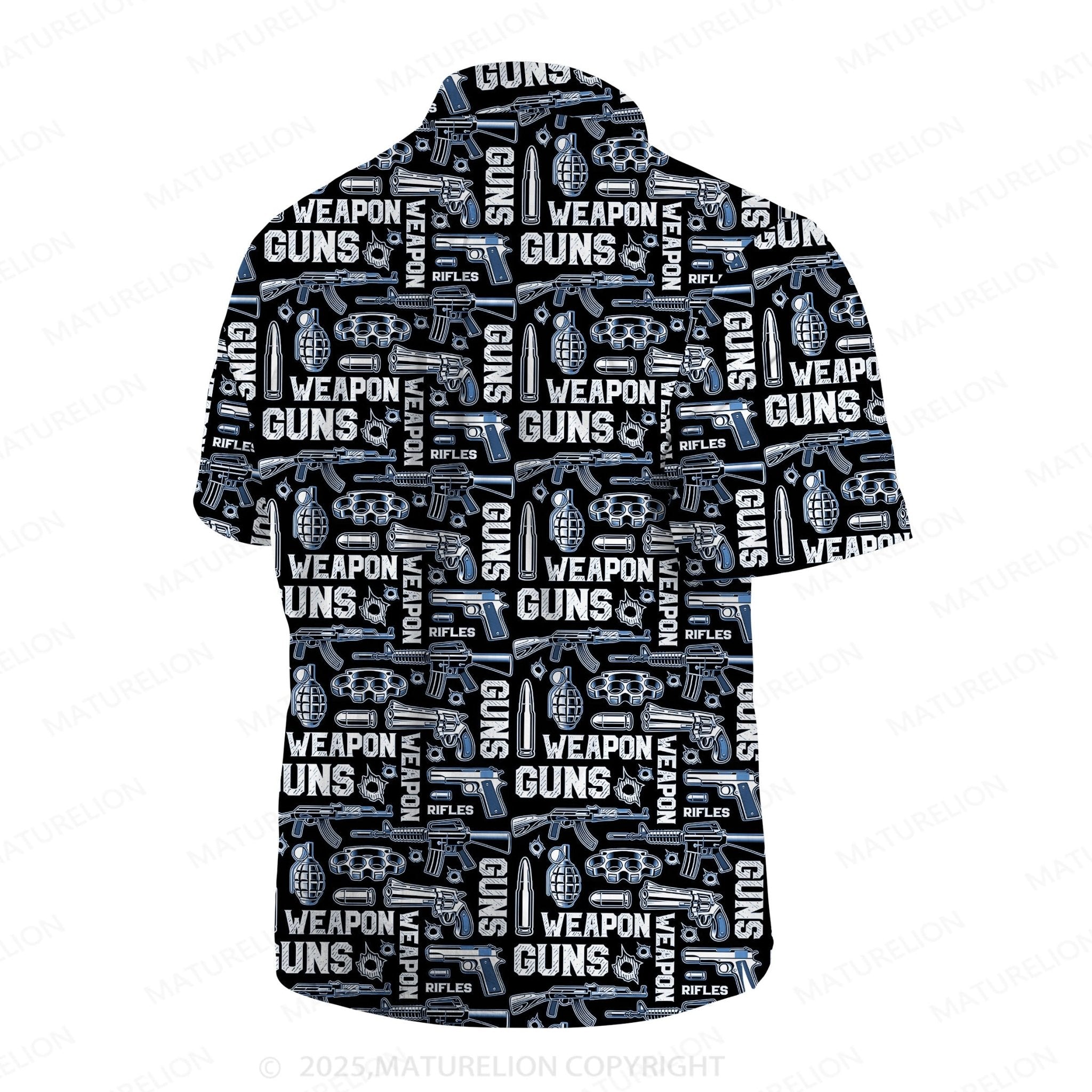 Maturelion Men's Hawaiian Shirt Tropical Breeze Hawaiian Shirt