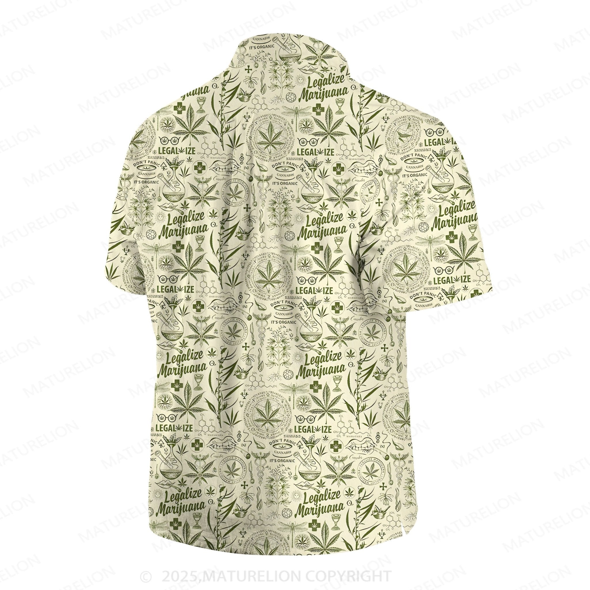 Maturelion Men's Hawaiian Shirt Summer Heat Hawaiian Shirt