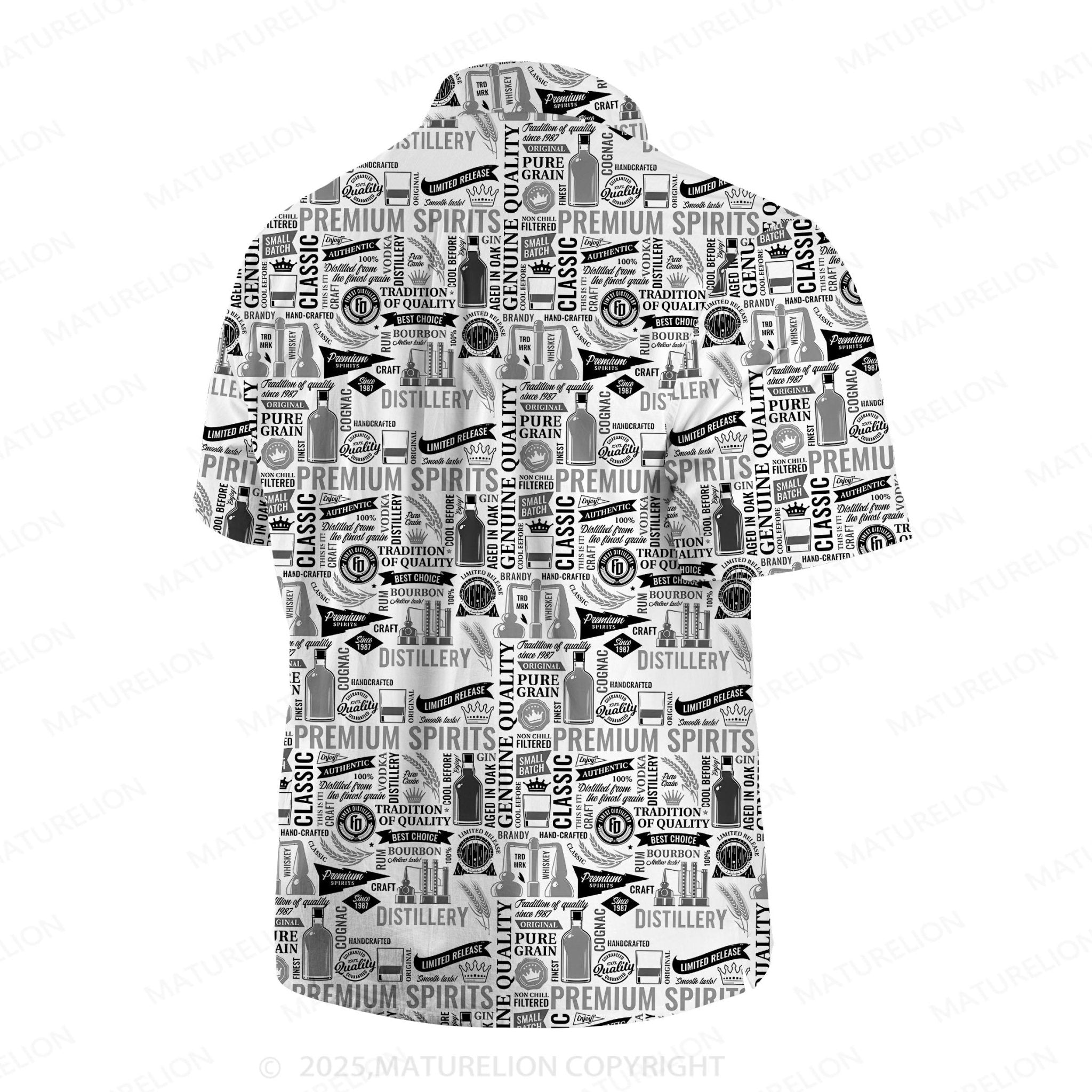 Maturelion Men's Hawaiian Shirt Floral Bliss Hawaiian Shirt