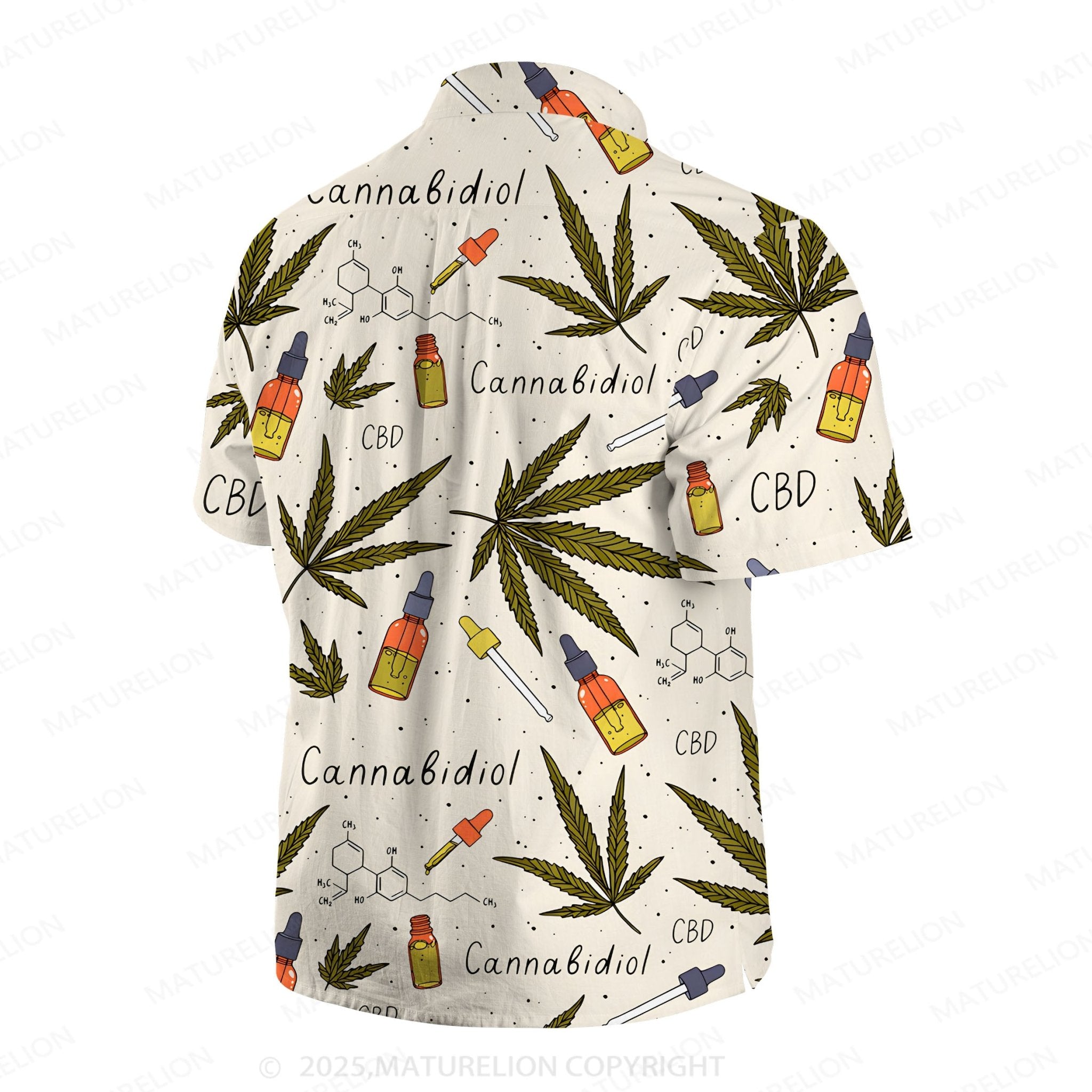 Maturelion Men's Hawaiian Shirt Coastal Dream Hawaiian Shirt