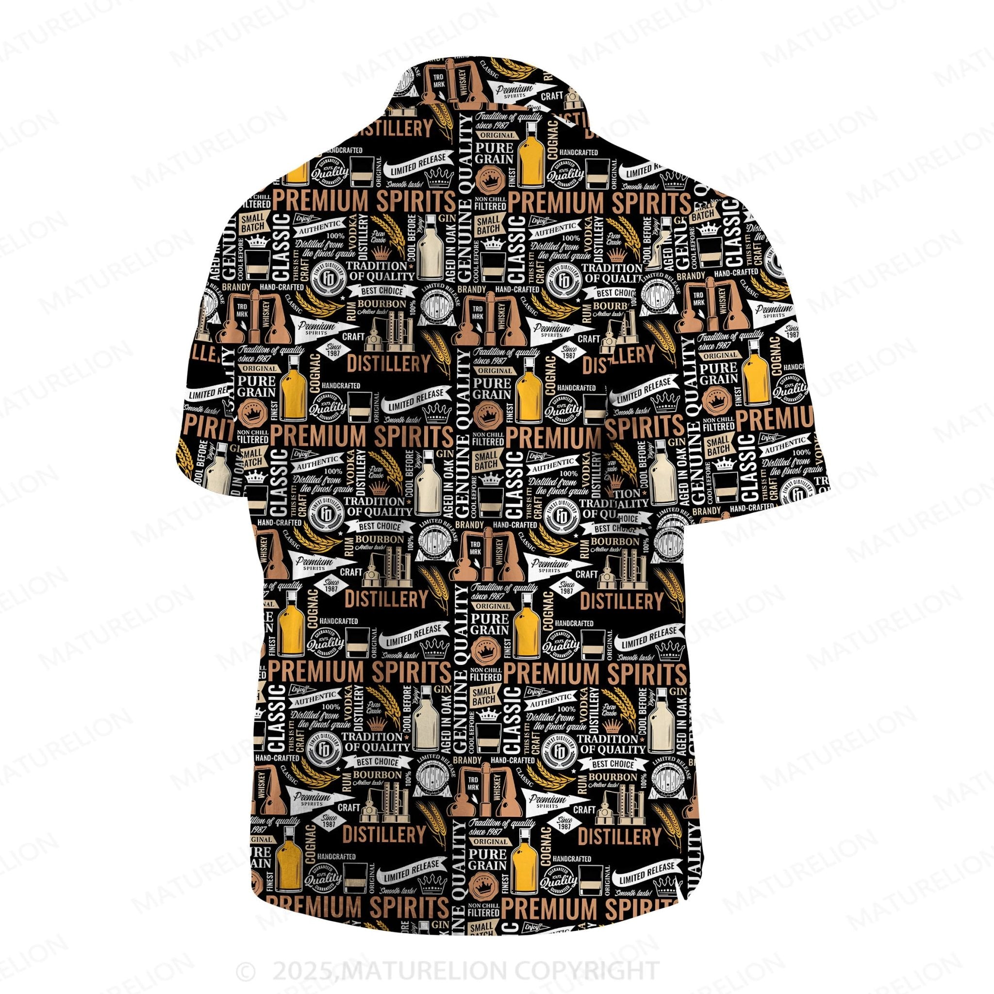 Maturelion Men's Hawaiian Shirt Floral Bliss Hawaiian Shirt