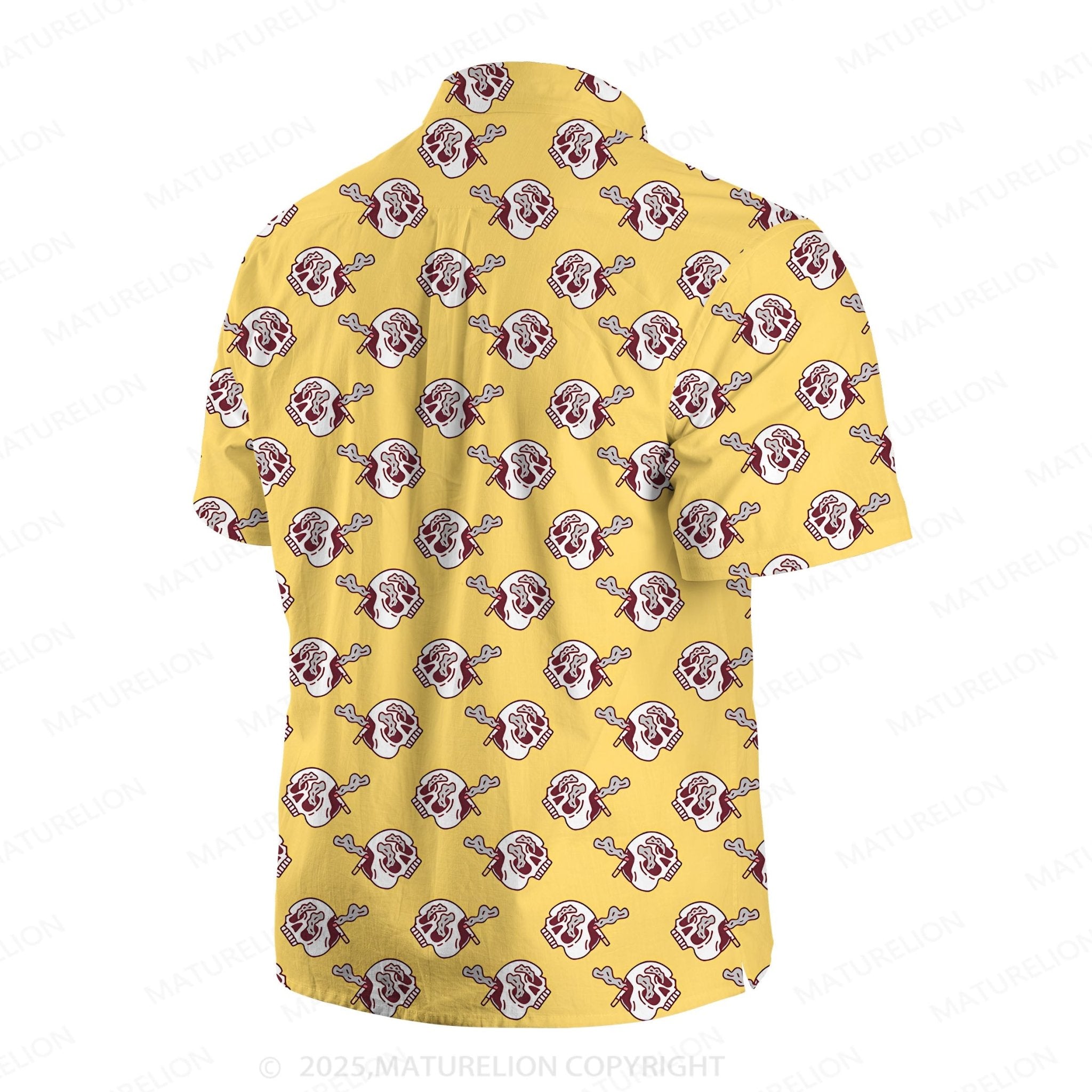 Maturelion Men's Hawaiian Shirt Vintage Island Hawaiian Shirt