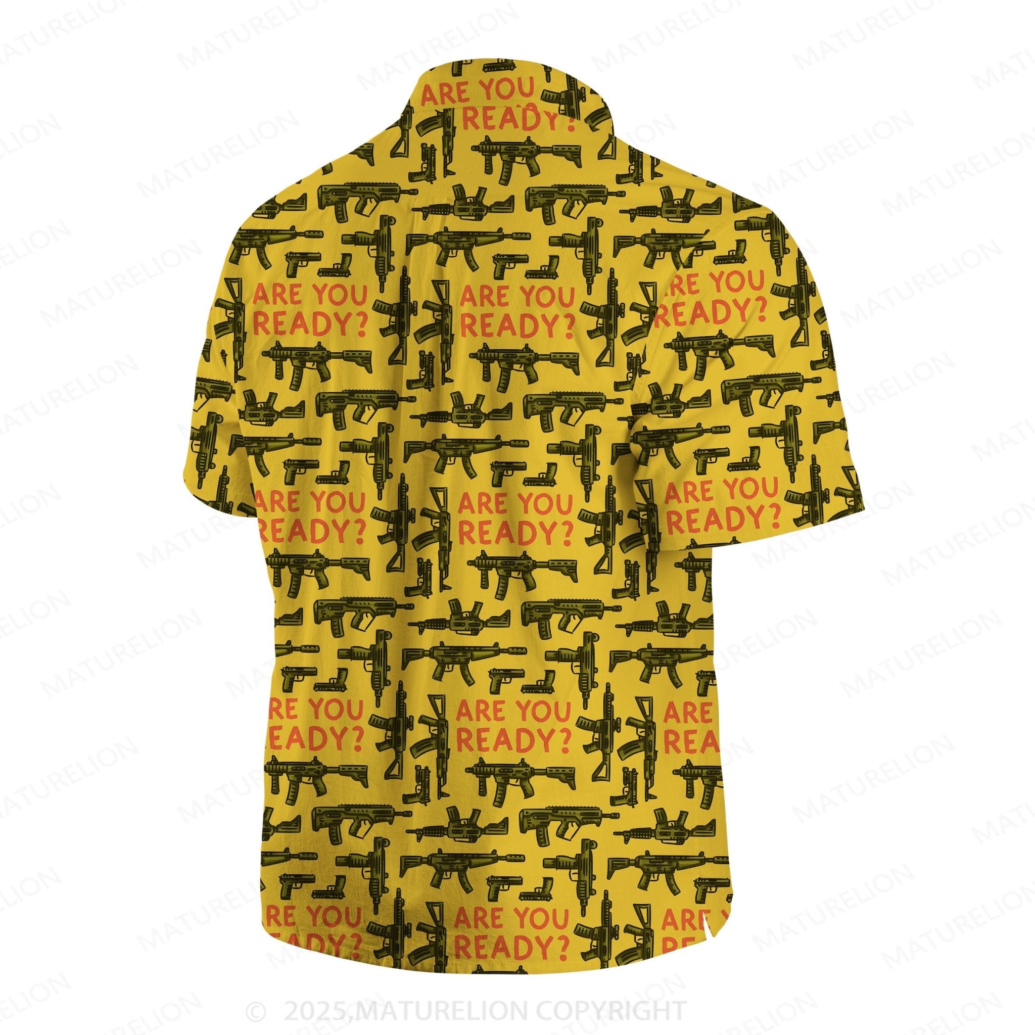 Maturelion Men's Hawaiian Shirt Coconut Bay Hawaiian Shirt