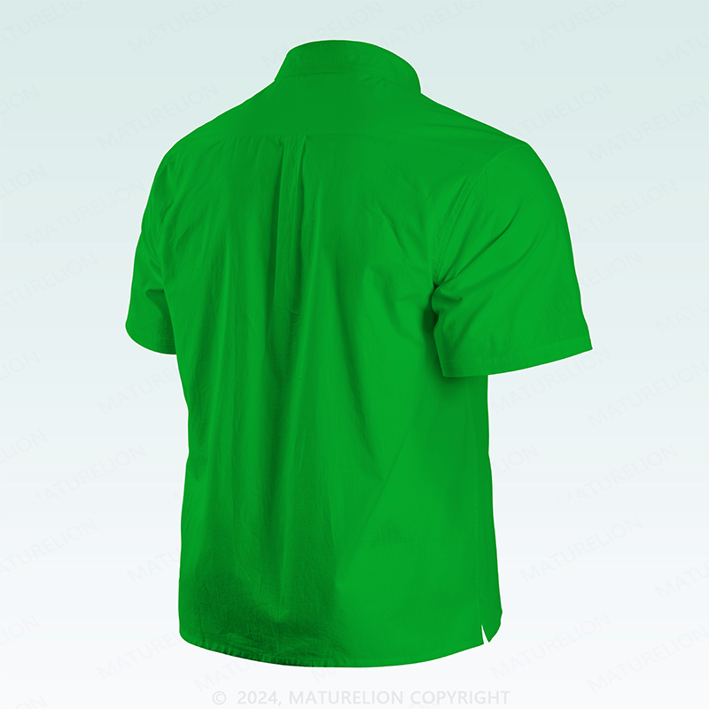 Maturelion St. Patrick's Hawaiian Shirt Shamrock Paradise Hawaiian Shirt