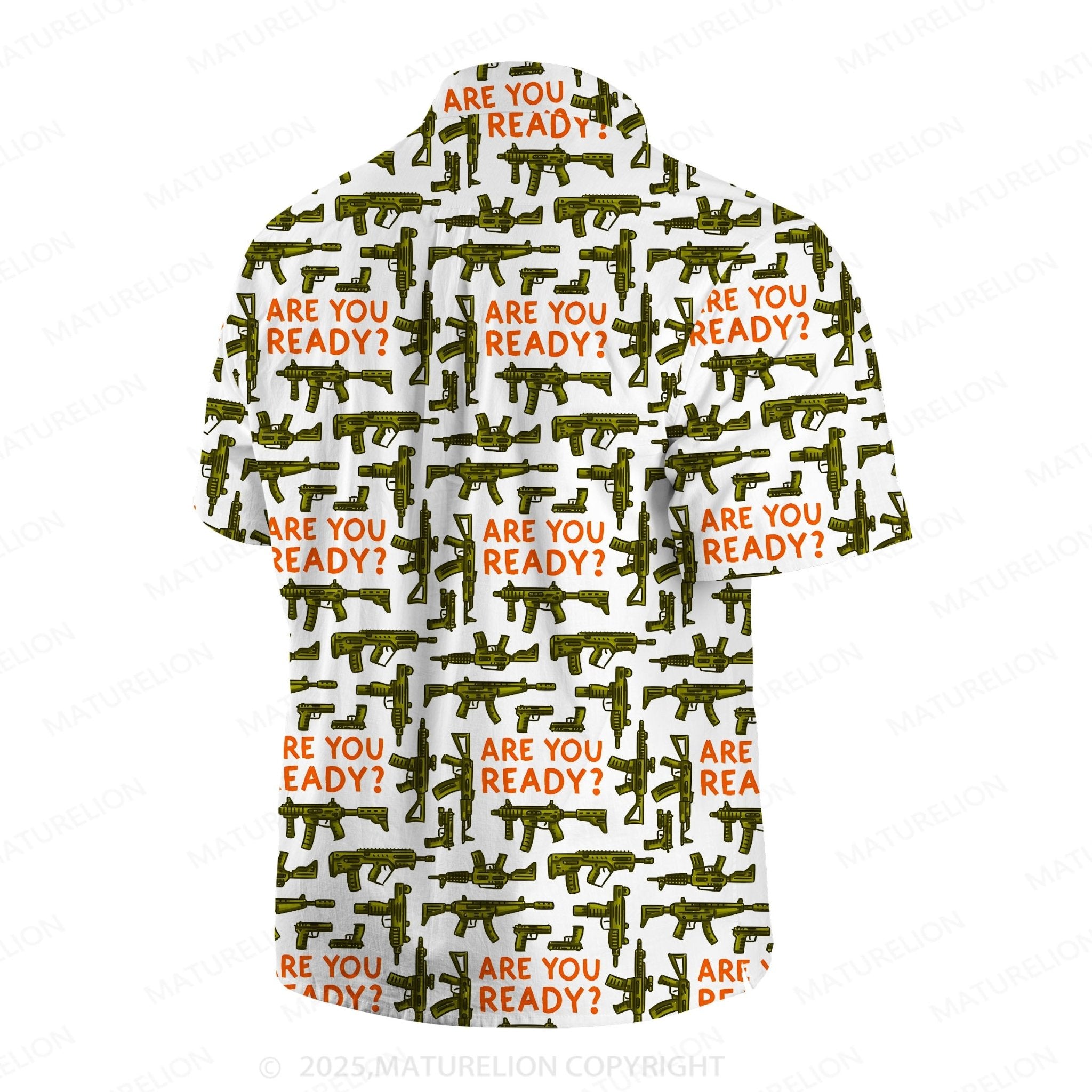 Maturelion Men's Hawaiian Shirt Coconut Bay Hawaiian Shirt
