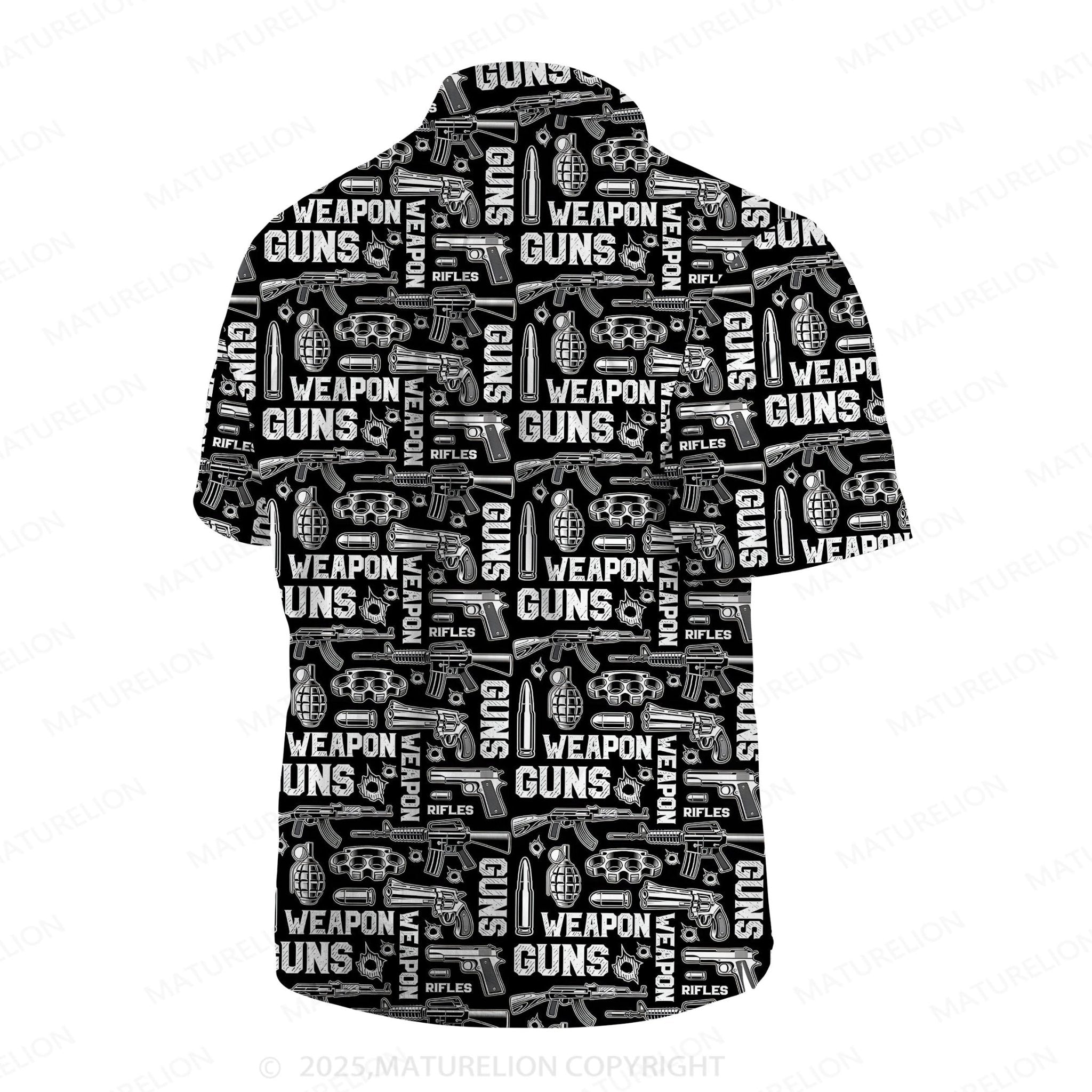 Maturelion Men's Hawaiian Shirt Tropical Breeze Hawaiian Shirt