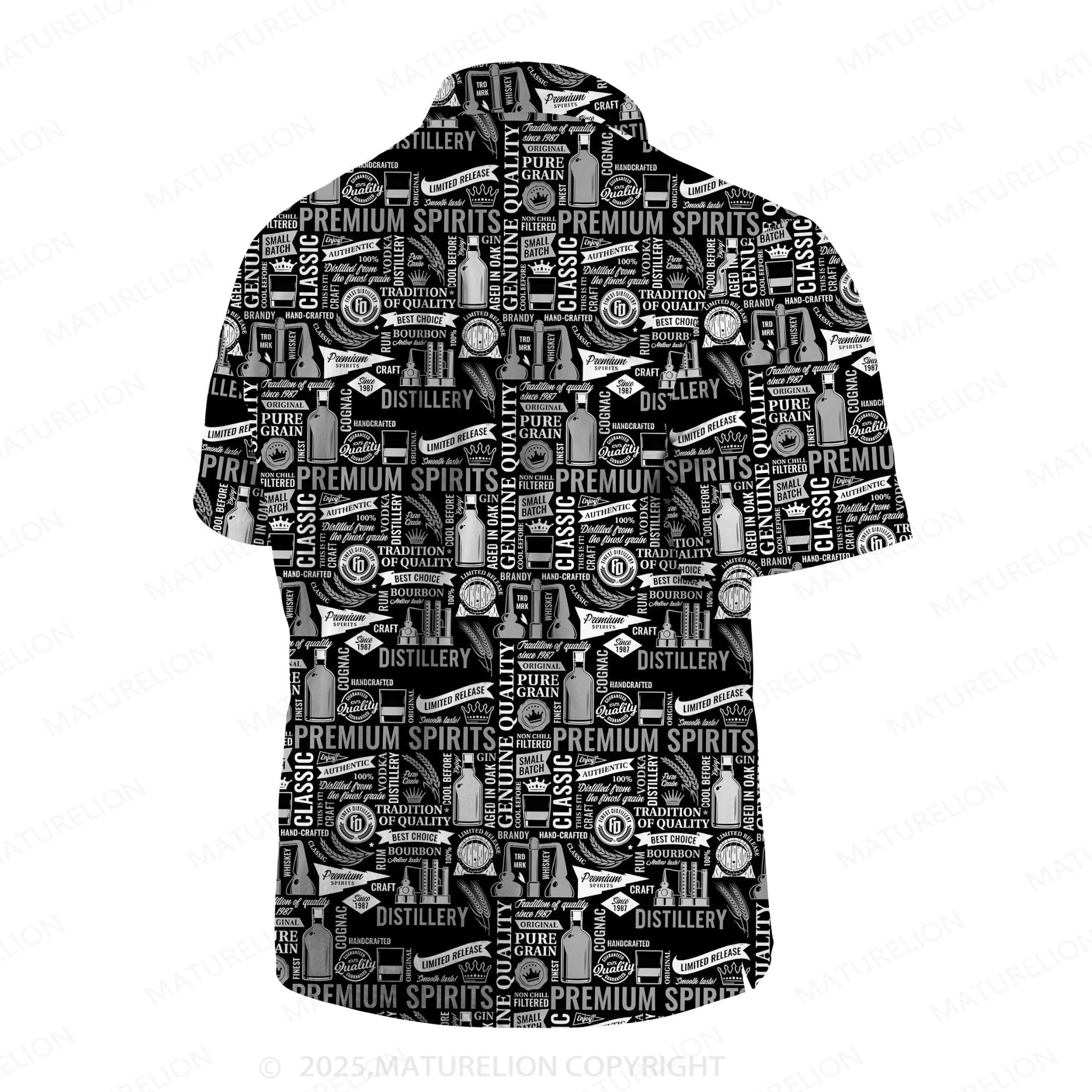 Maturelion Men's Hawaiian Shirt Floral Bliss Hawaiian Shirt