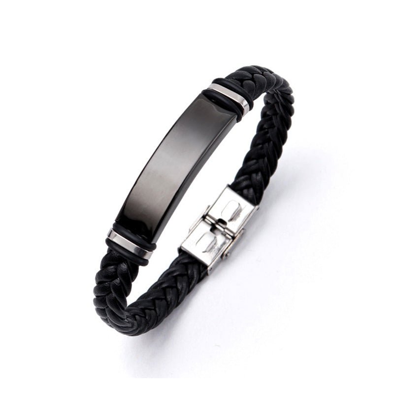 Maturelion Glrl Dad Mens Bracelet Leather