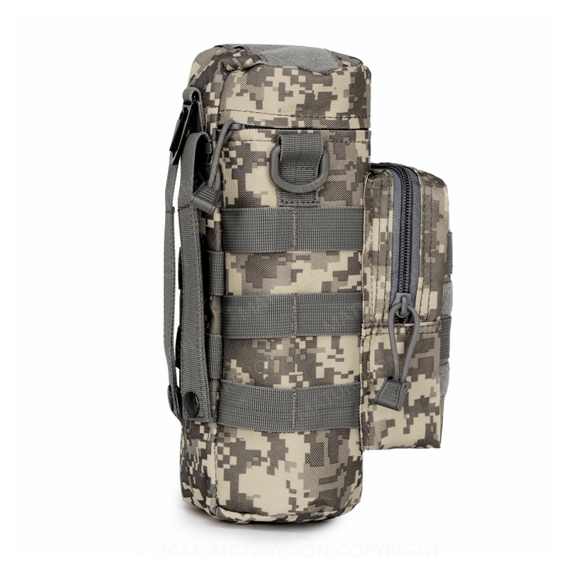 Maturelion Tactical Molle Water Bottle Pouch Holder Nylon Travel Outdoor Bag Kettle