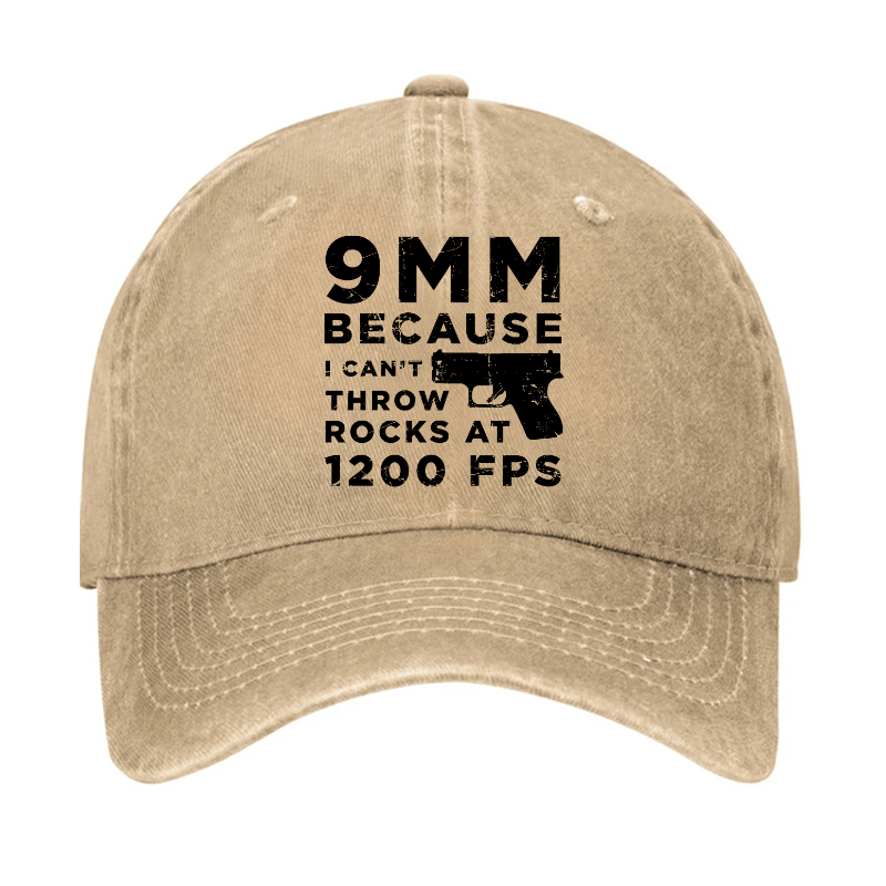 Maturelion Custom Cap 9mm Because I Can't Throw Rocks At 1200 Fps Cap