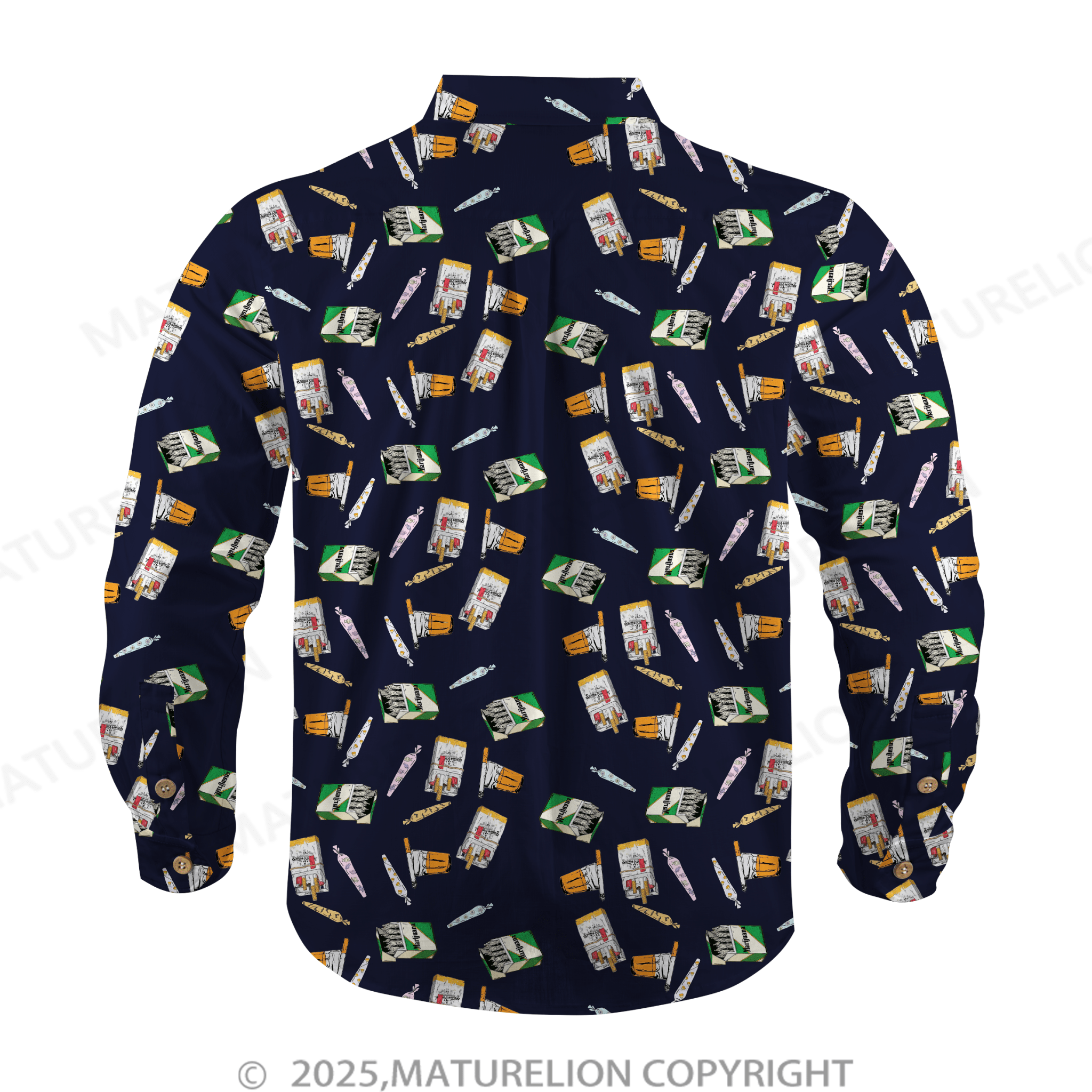 Maturelion Men's Hawaiian Shirt Island Breeze with Sensual Ease Hawaiian Shirt