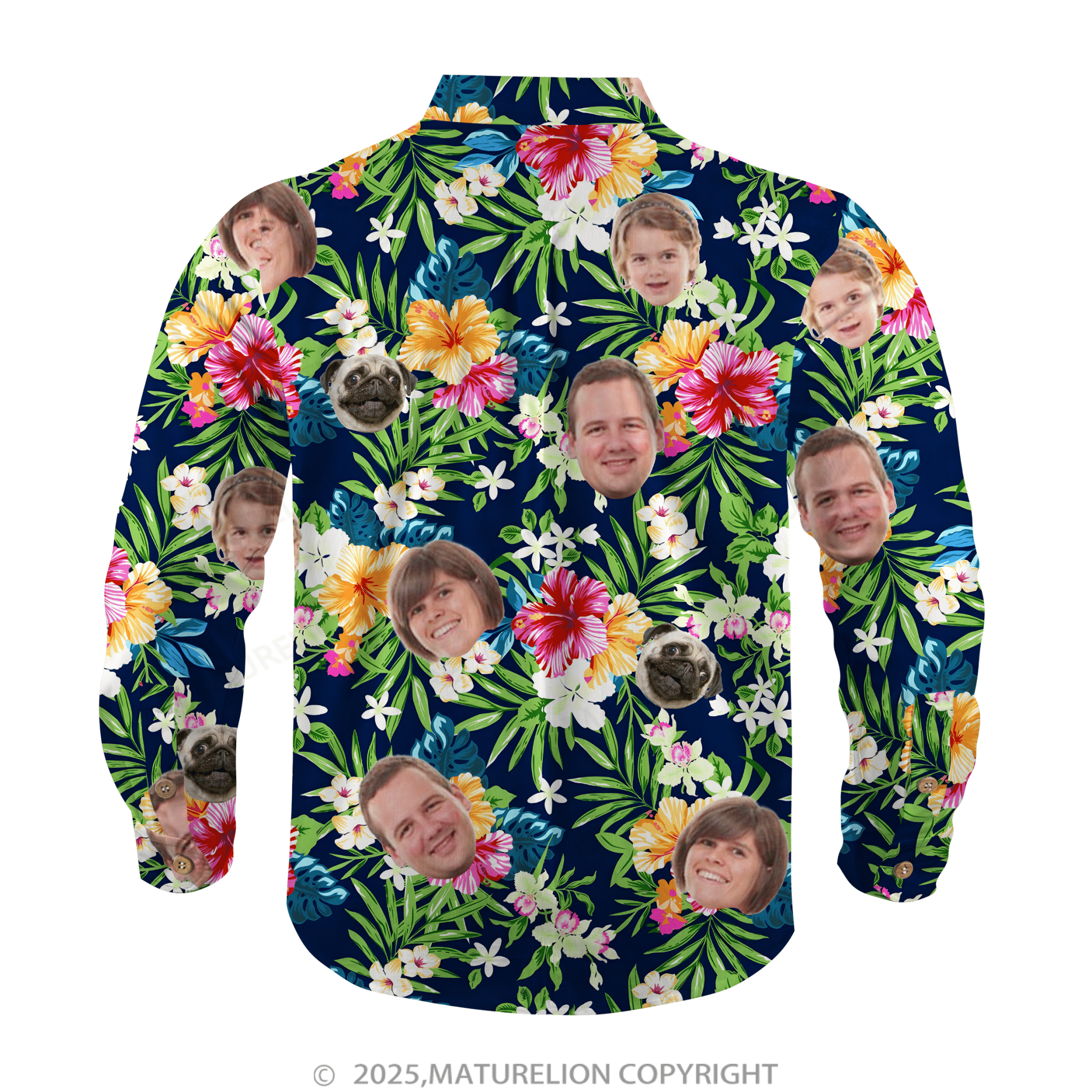 Maturelion Aloha Shirts Hawaiian Shirt with a Personalized Touch Hawaiian Shirt