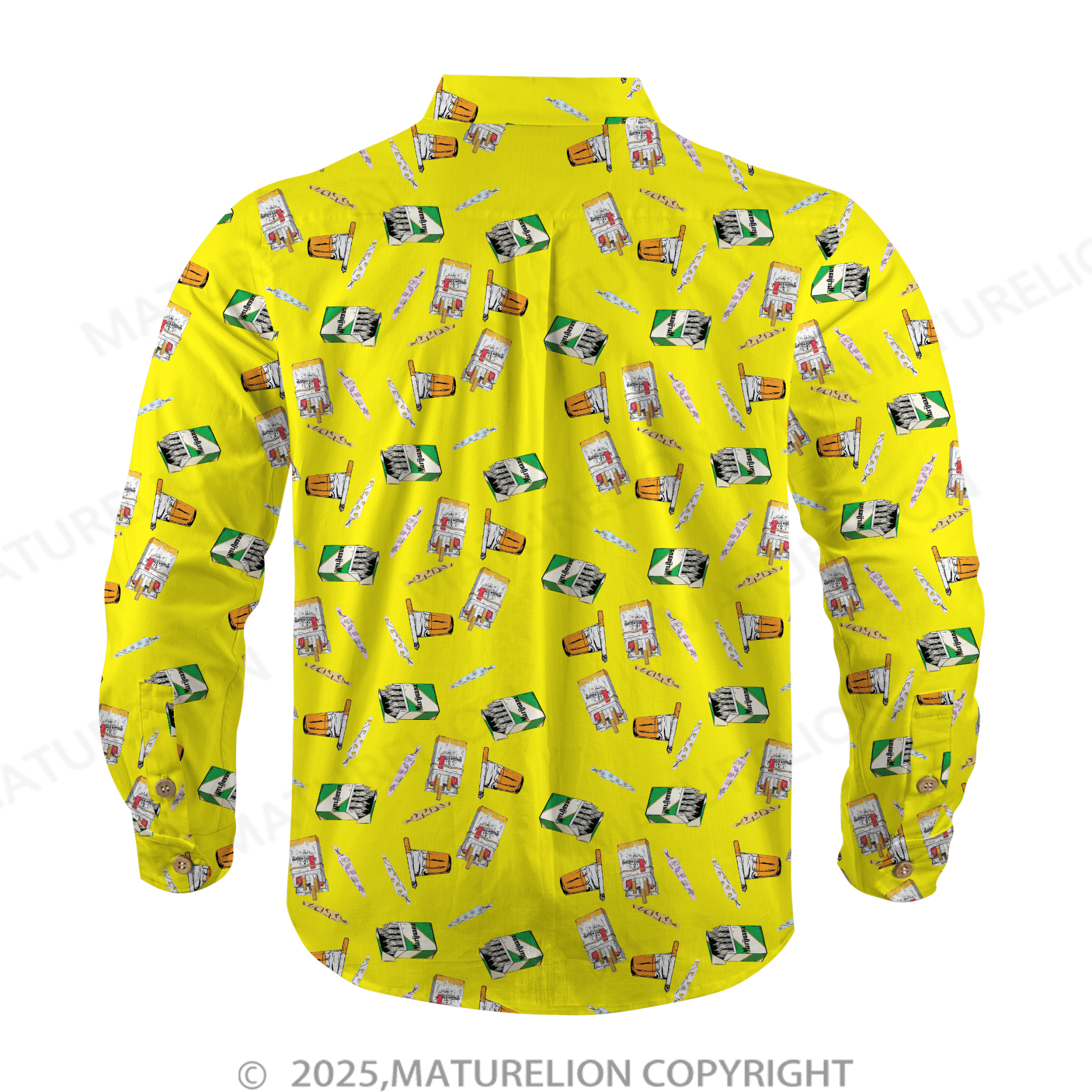 Maturelion Men's Hawaiian Shirt Tropical Bliss and Endless Thrills Hawaiian Shirt