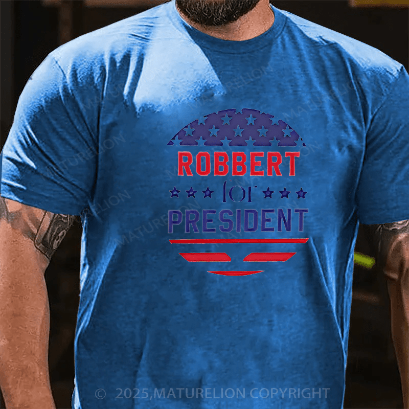 Maturelion Men's T-shirt Personalized Election T-Shirt  Cotton T-shirt