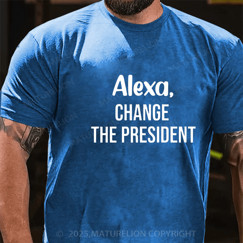 Maturelion Men's T-shirt The President Cotton T-shirt