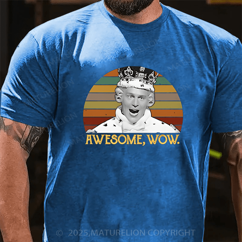 Maturelion Men's T-shirt King George III Hamilton Funny T-Shirt  Cotton T-shirt