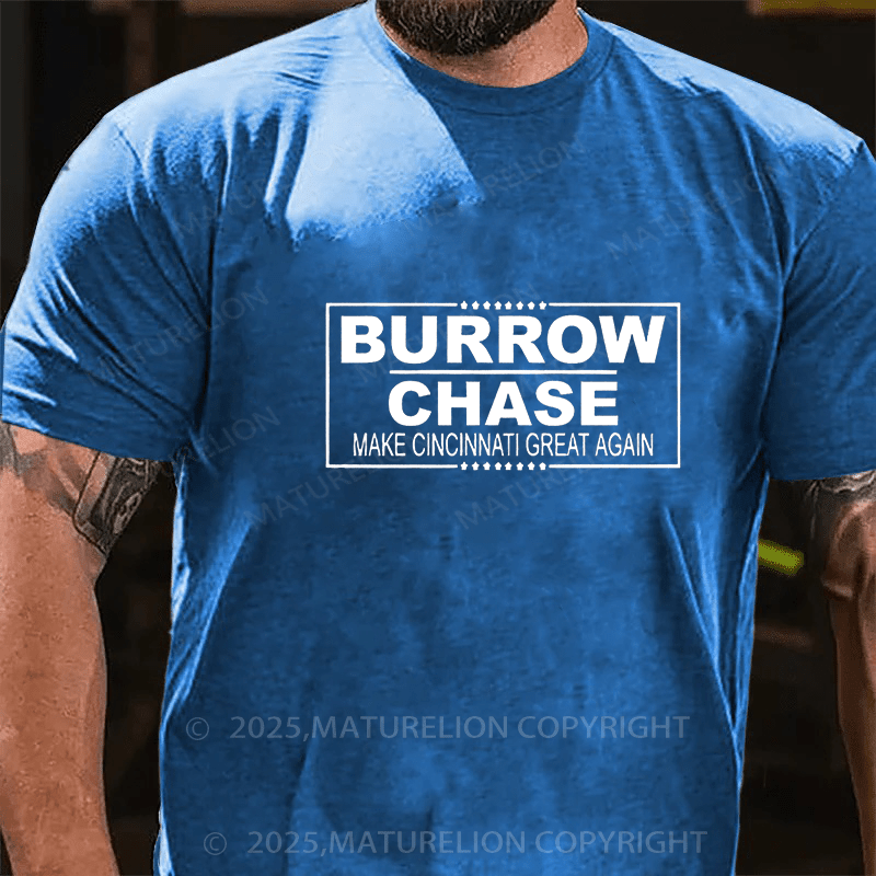 Maturelion Men's T-shirt Cincinnati Football T-Shirt  Cotton T-shirt