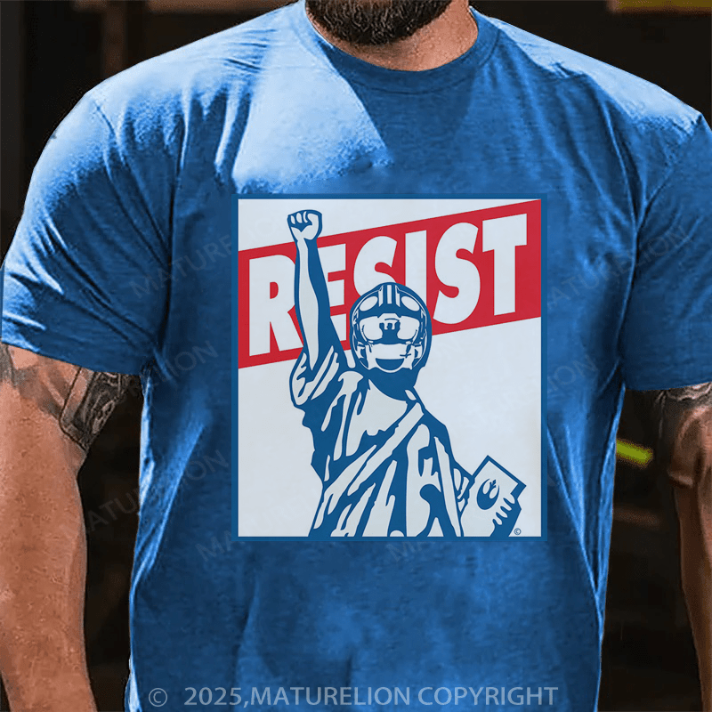 Maturelion Men's T-shirt Resist the Empire T-shirt