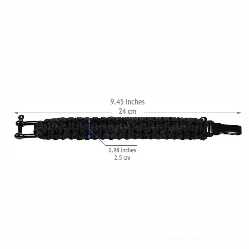 Maturelion Texas Bushcraft Firecraft Cord Survival Bracelet