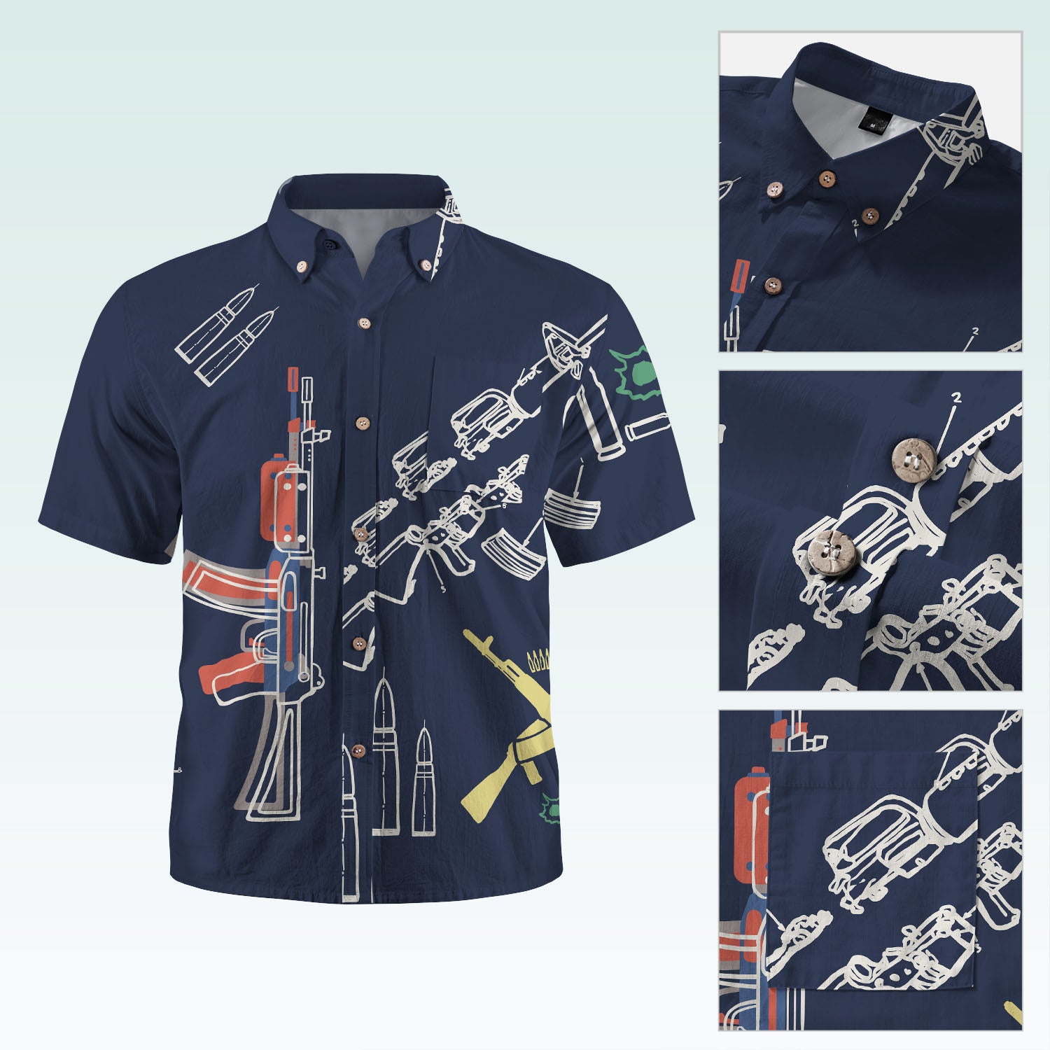 Maturelion Men's Hawaiian Shirt Bowling Summer Loose Hawaiian Beach Shirts