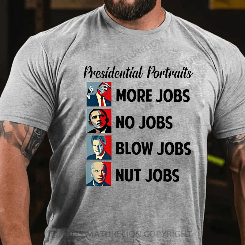 Maturelion Men's T-shirt Funny Political Shirt Cotton T-shirt