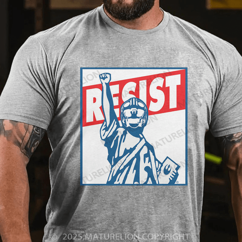 Maturelion Men's T-shirt Resist the Empire T-shirt