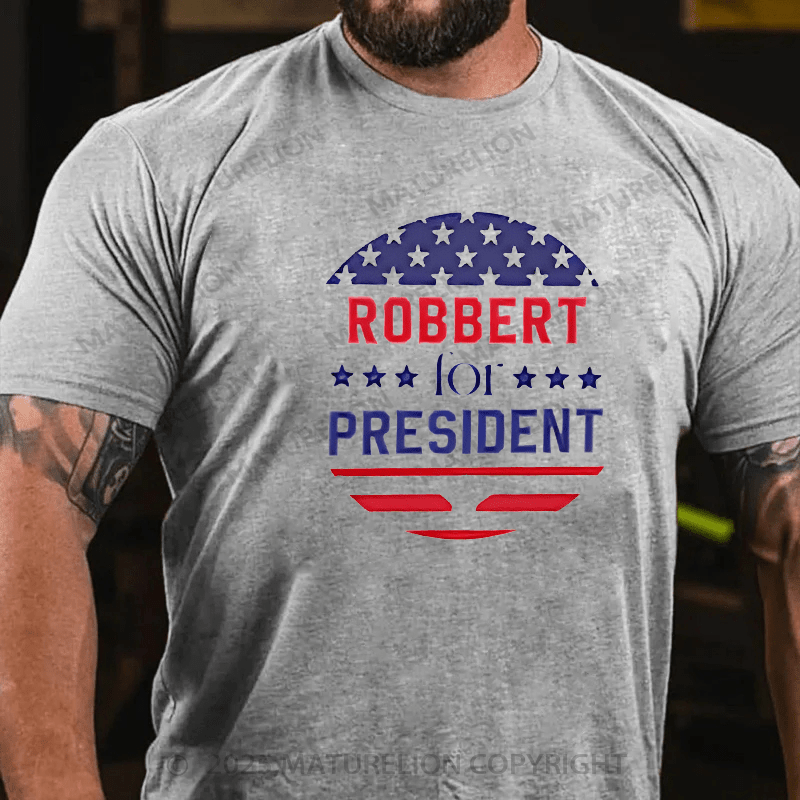 Maturelion Men's T-shirt Personalized Election T-Shirt  Cotton T-shirt