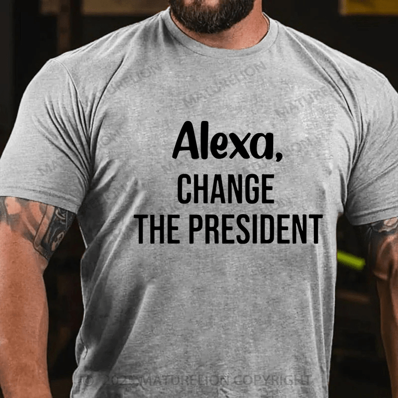Maturelion Men's T-shirt The President Cotton T-shirt