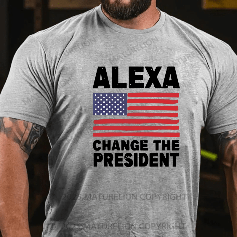 Maturelion Men's T-shirt The President Cotton T-shirt