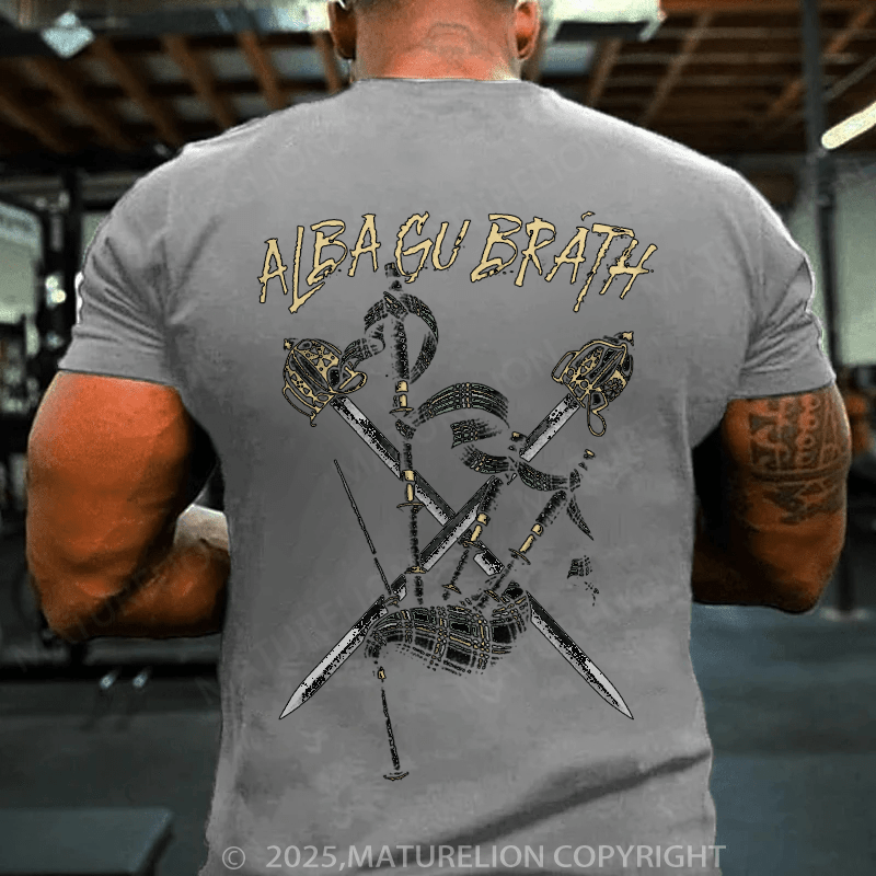 Maturelion St Patrick's T-shirt Scotland Forever T-shirt