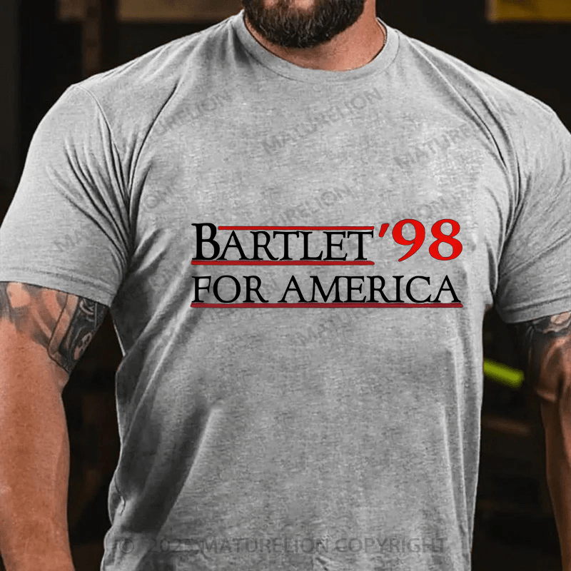 Maturelion Men's T-shirt Election Campaign Cotton T-shirt