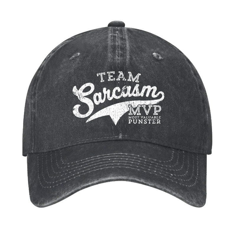 Team Sarcasm Mvp Most Valuable Punster Cap