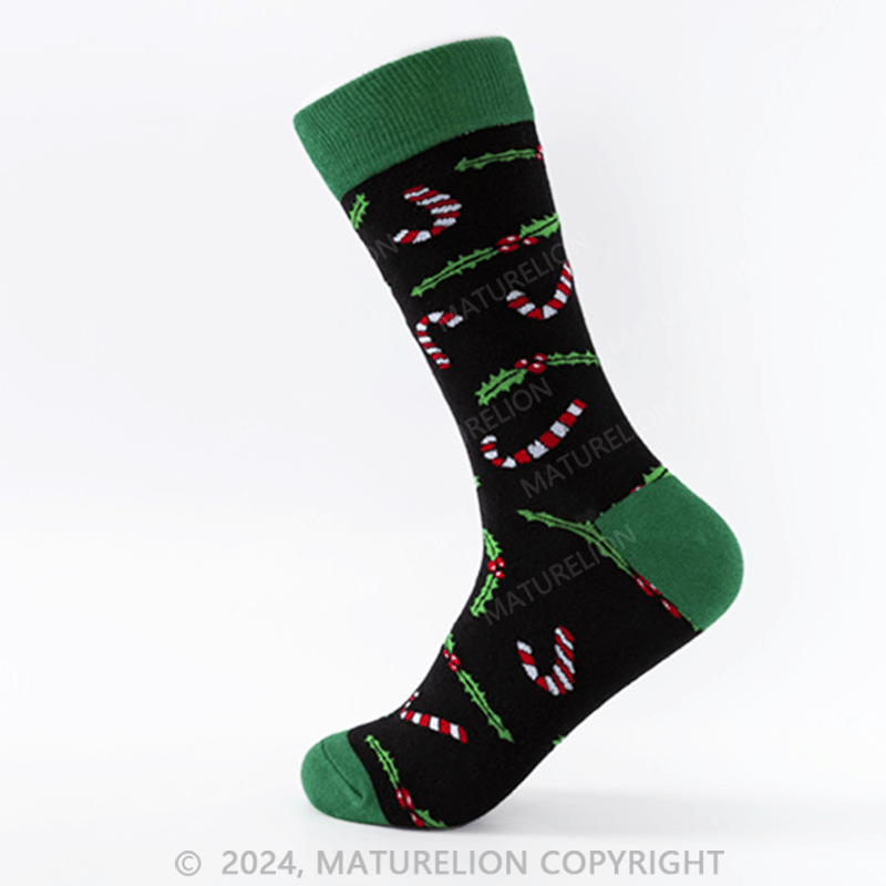 Maturelion Hot Sox Men's Fun Occupation & Dad Crew Socks-1 Pair Pack-Cool & Funny Father's Day Gifts