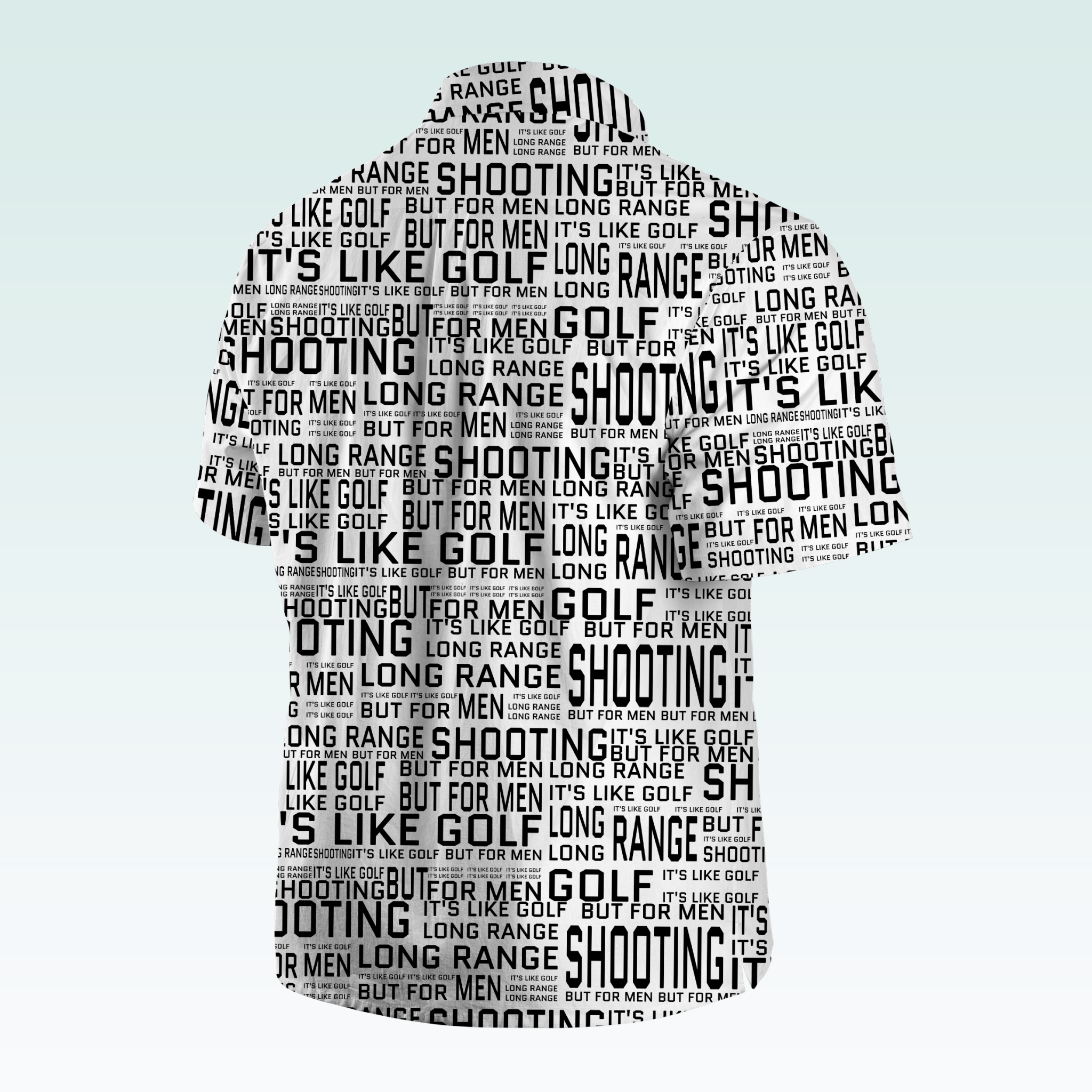 Maturelion Men's Hawaiian Shirt Long Range Shooting It's Like Golf But For Men Hawaiian Shirt