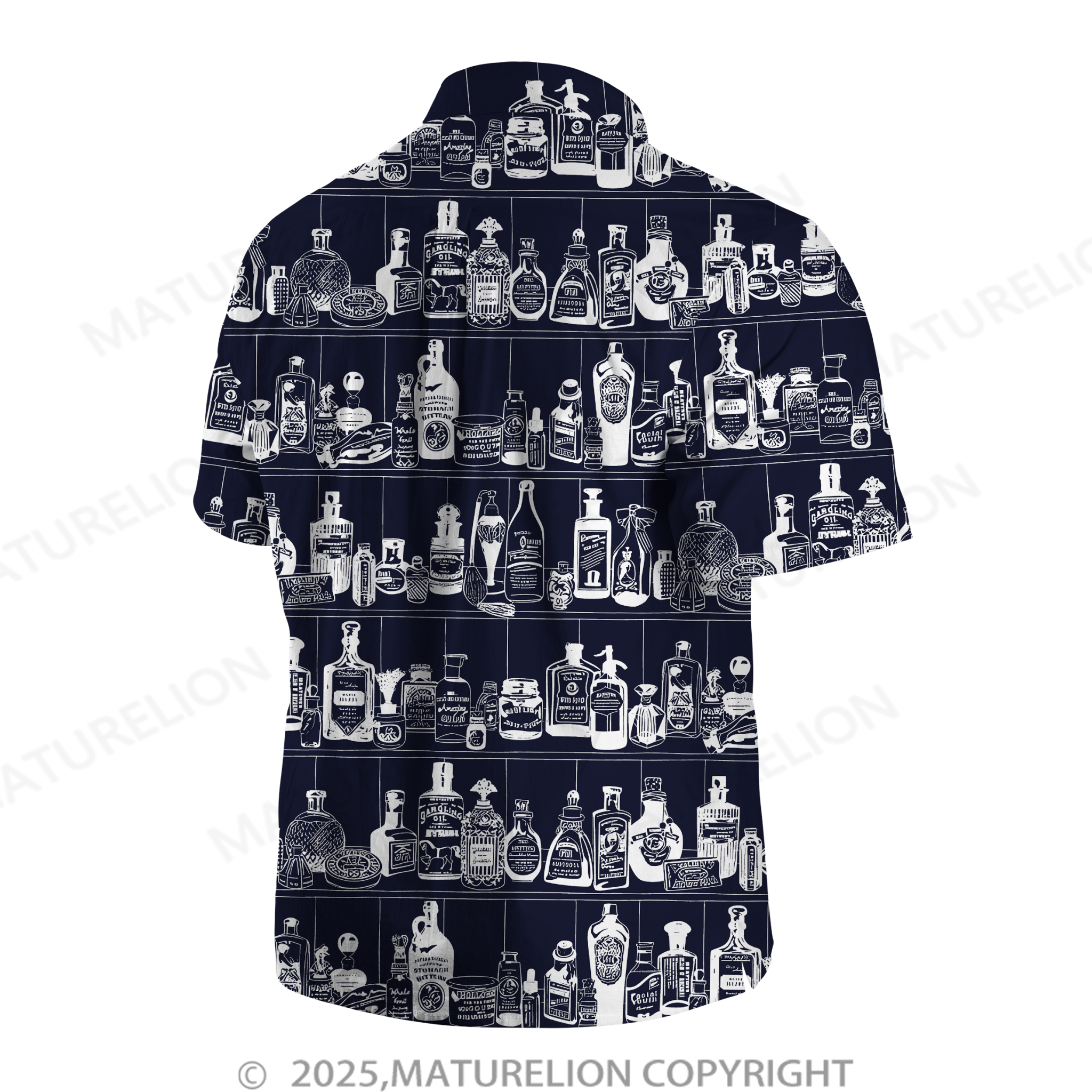 Maturelion Men's Hawaiian Shirt Pacific Flow Hawaiian Shirt