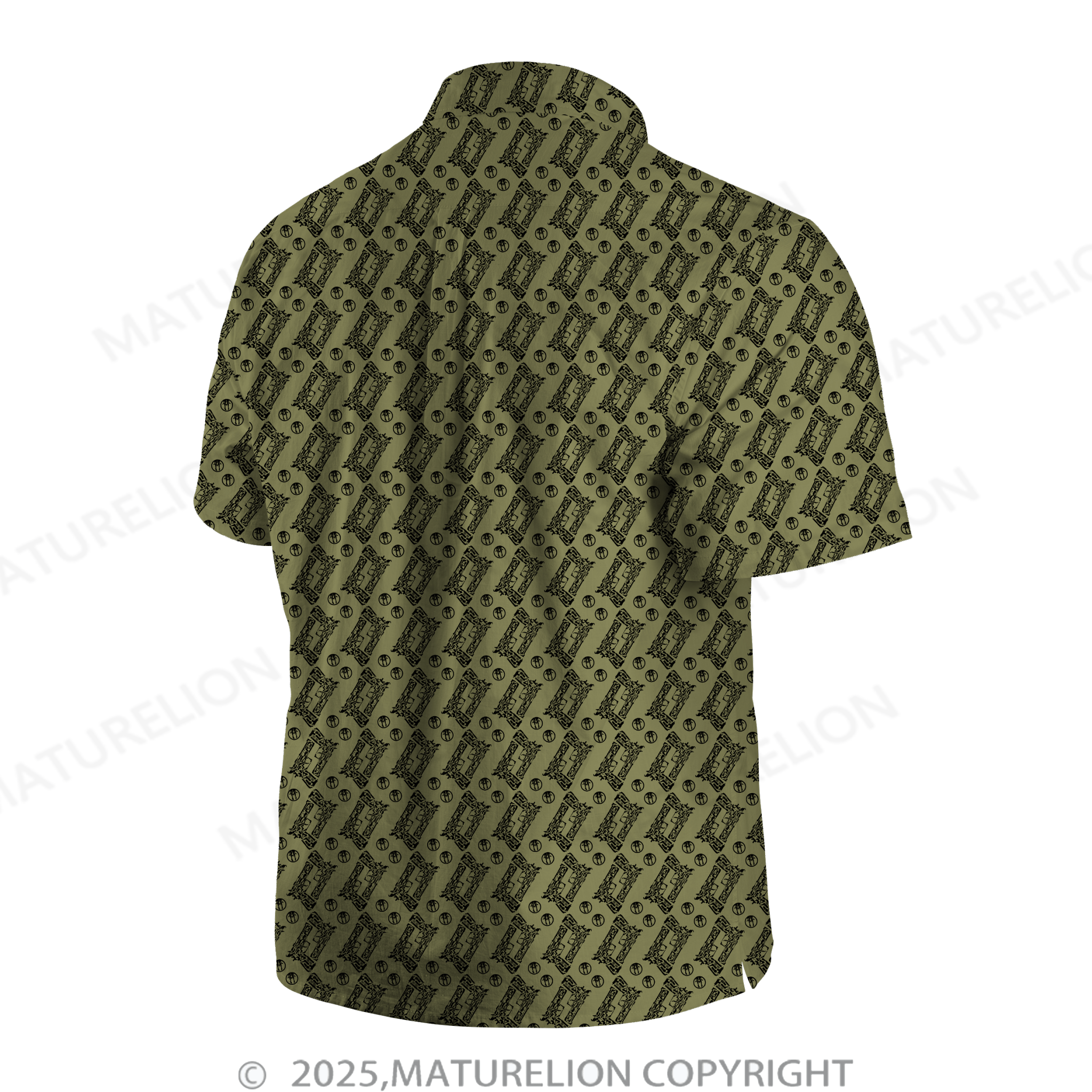 Maturelion Men's Hawaiian Shirt Exotic Escape Hawaiian Shirt