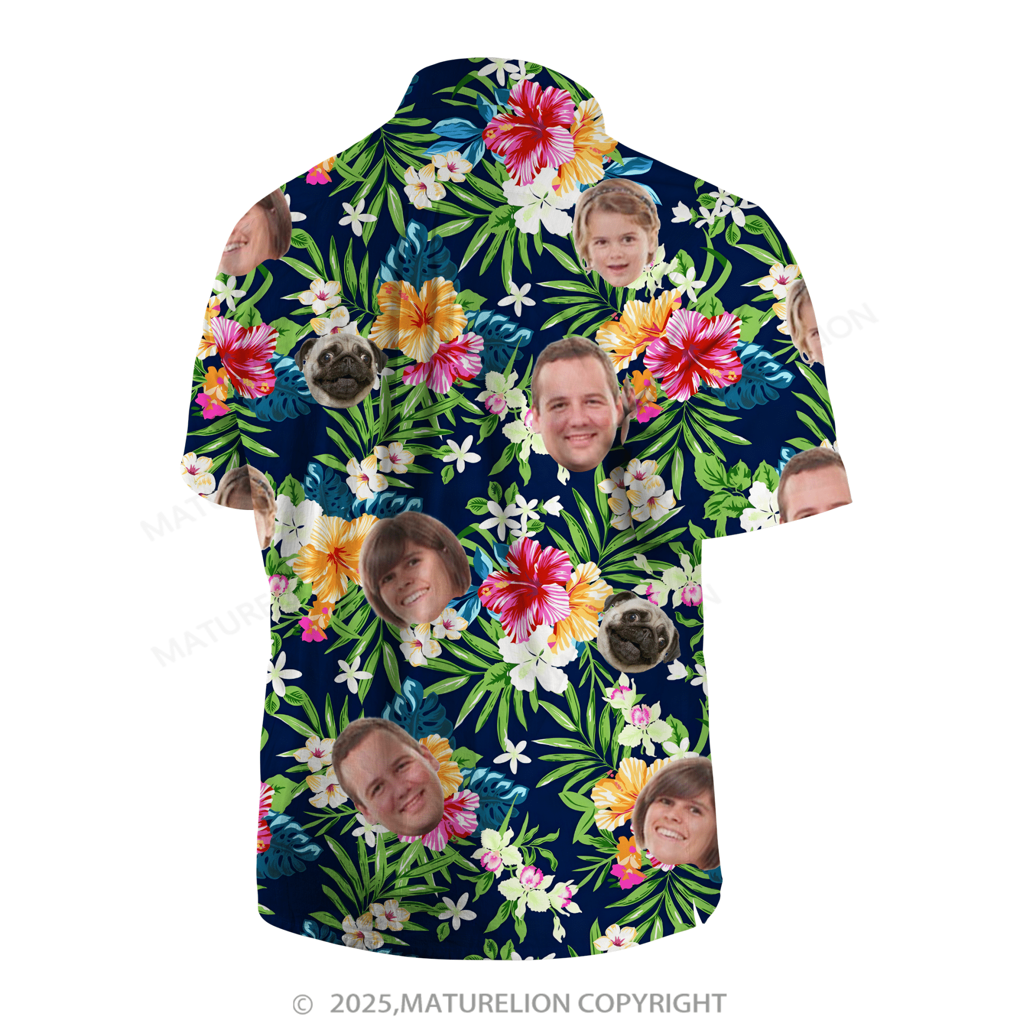 Maturelion Aloha Shirts Hawaiian Shirt with a Personalized Touch Hawaiian Shirt