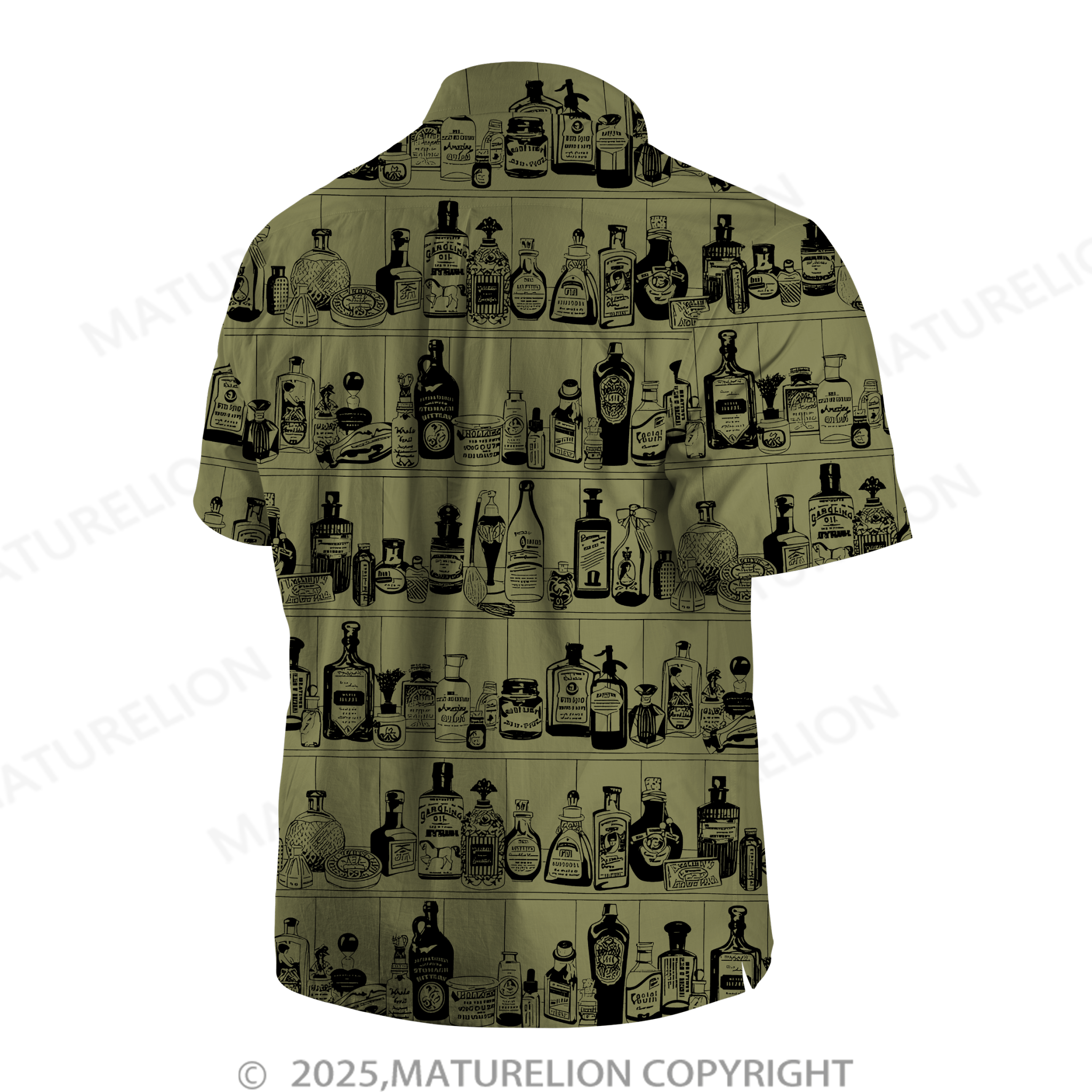 Maturelion Men's Hawaiian Shirt Pacific Flow Hawaiian Shirt
