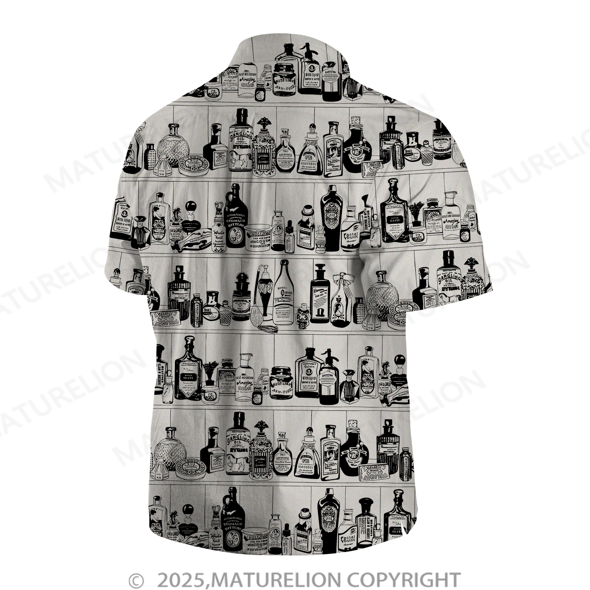Maturelion Men's Hawaiian Shirt Pacific Flow Hawaiian Shirt