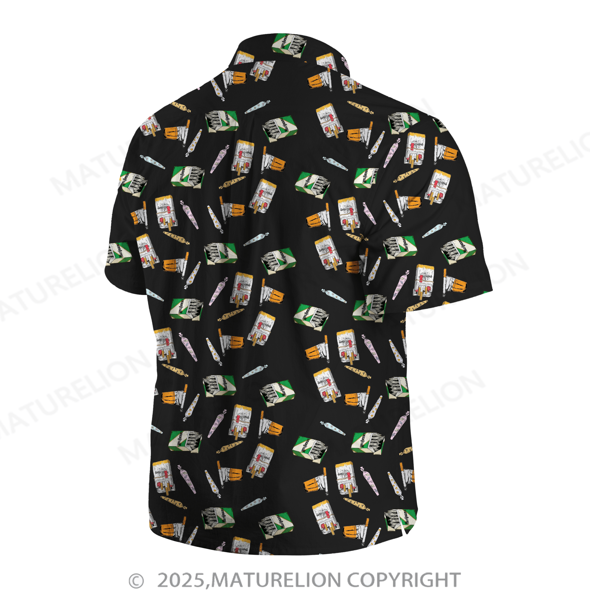 Maturelion Men's Hawaiian Shirt Seduction in the Sand Hawaiian Shirt